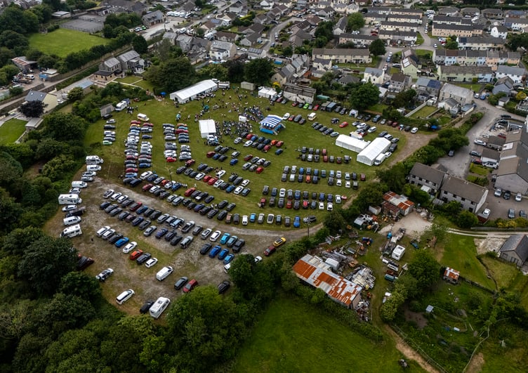 The festival field at Molinnis Park in Bugle. (Picture: Paul Williams)
