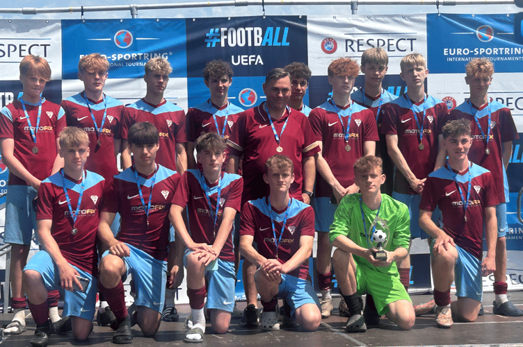 Wey Valley FC, playing in Belgium, June 22nd 2025.