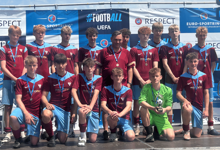 Wey Valley FC, playing in Belgium, June 22nd 2025.