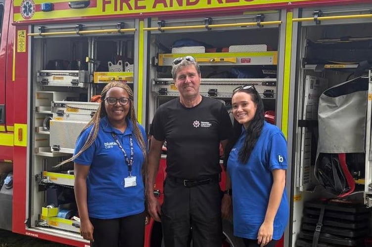 Bluebird Care Alton, Petersfield & Havant meet Hampshire Fire and Rescue at Liphook Carnival Fun Day