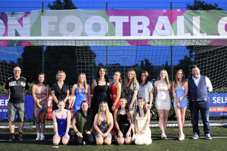 Alton FC Ladies presentation evening, Alton FC, Anstey Park Enclosure, Alton, June 22nd 2025.