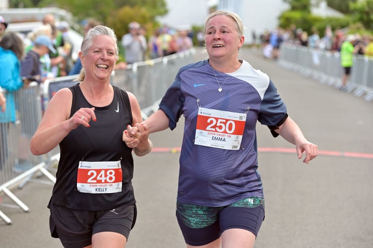Racing to the finish at Chew Valley 10k