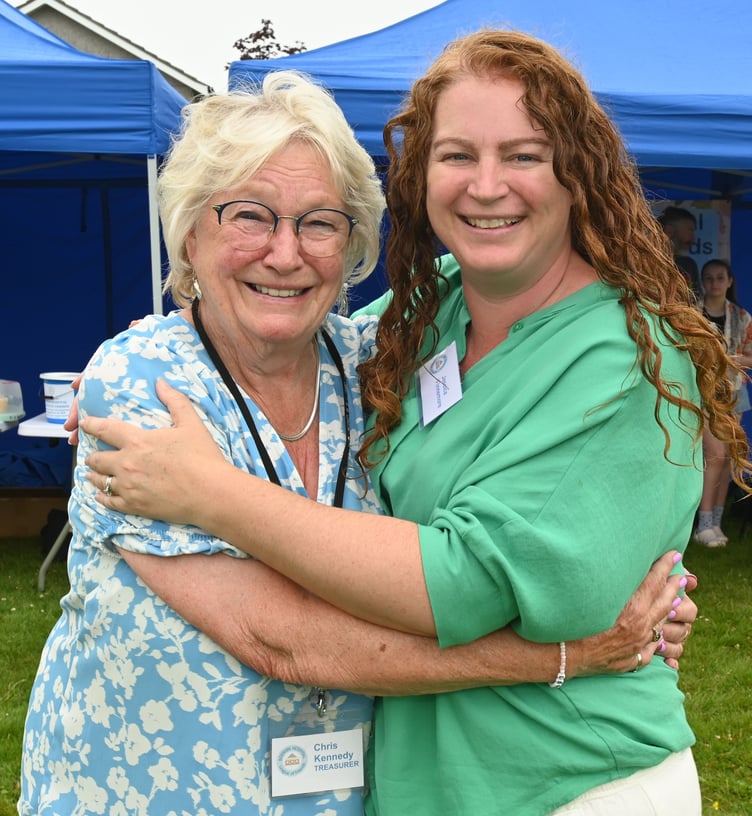 Delighted to be part of the fete team are Chris Kennedy (Bodmin Hospital League of Friends treasurer) and fete organiser Jessica Finnemore (Picture: Adrian Jasper)