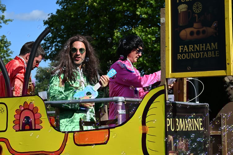 They all drink in a Yellow Pubmarine.