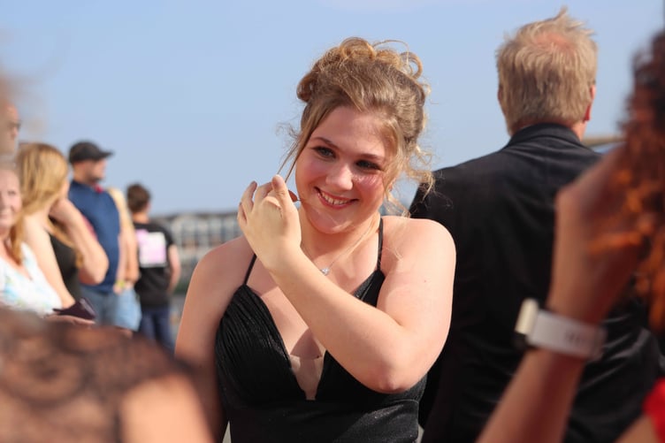 The prom was in sharp contrast to the mood during the coronavirus.