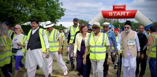 Hundreds take to the Surrey Hills for milestone charity walk