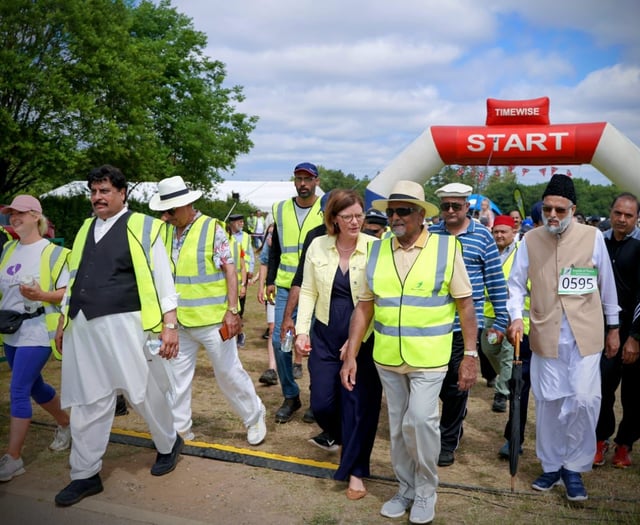 Hundreds take to the Surrey Hills for milestone charity walk