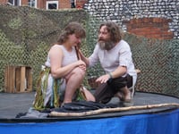 Open air Folksy Theatre fun at Petersfield Museum and Art Gallery