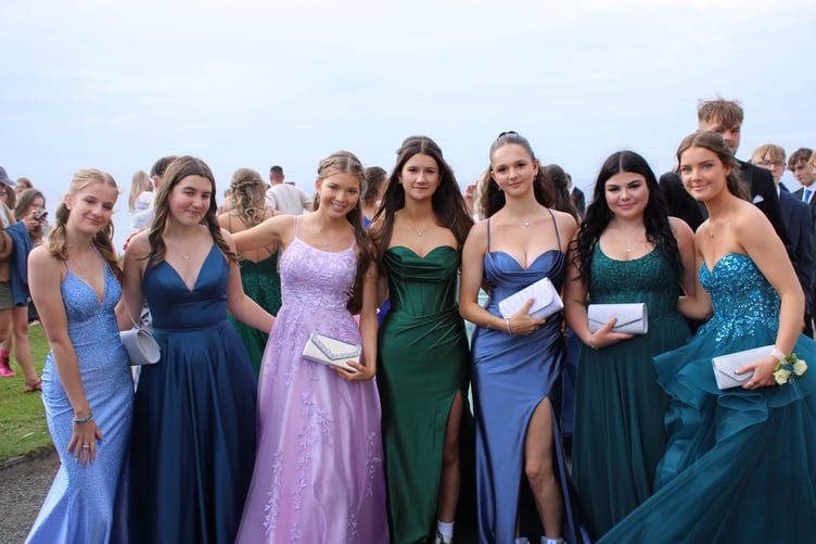 The prom was held at the Atlantic Hotel in Newquay. (Picture: Brannel School)
