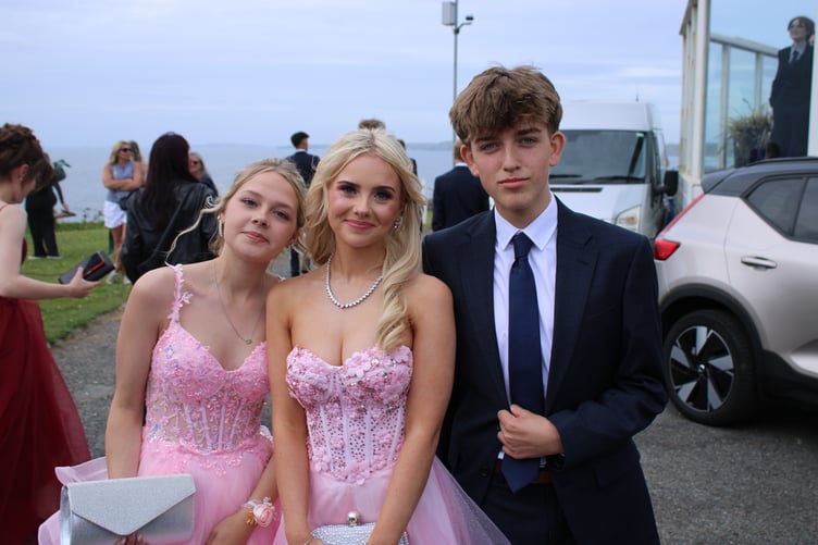 The youngsters dressed to impress at the prom. (Picture: Brannel School)