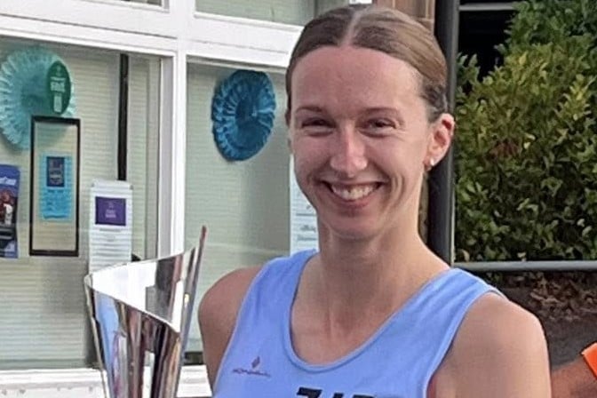 First senior lady Lizzie May won the overall ladies' trophy