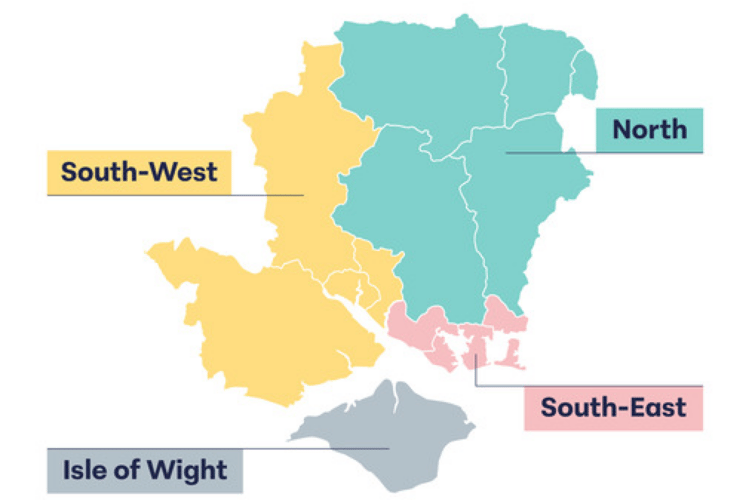 The proposal for reorganisation of Hampshire County Council.
