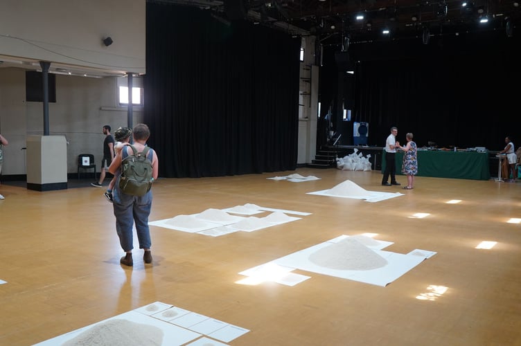 The rice exhibition at Farnham Maltings.