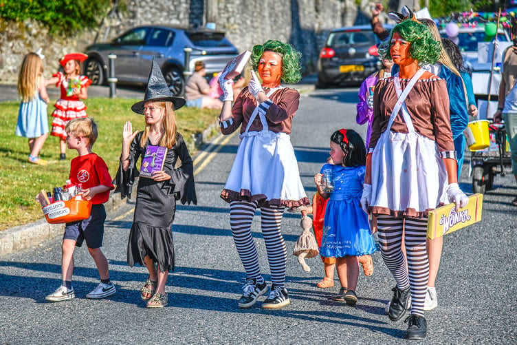 An assortment of characters from well-known young people’s books. (Picture: Derek R Williams)