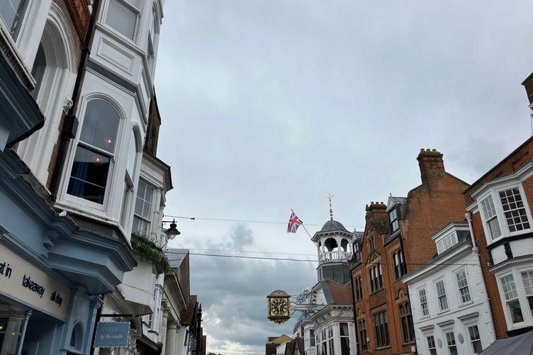 Guildford town centre.
