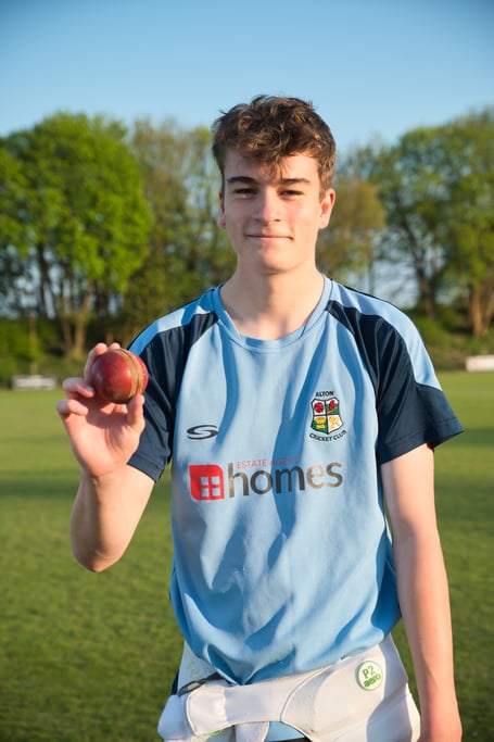 Wilf Bridger took three wickets for Alton's second team (Photo: Howard Gadsby)