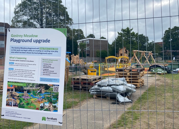 Gostrey Meadow Play Area Work