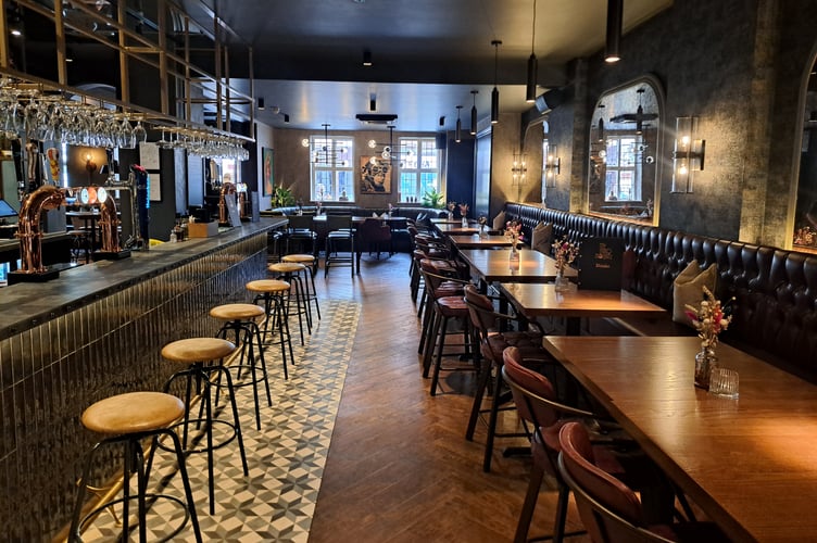Bar and seating area at The Third Monkey
