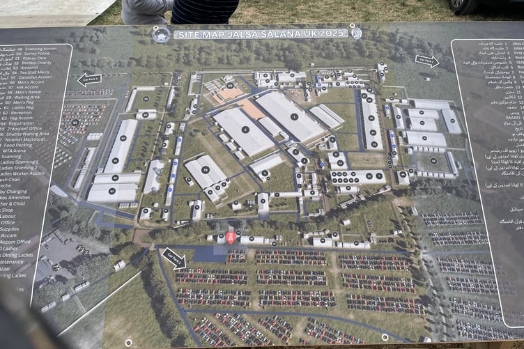 Map of the Jalsa Salana site