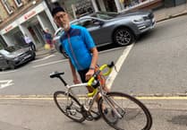 Veteran cyclist left with £300 court bill after wrong move at Farnham junction