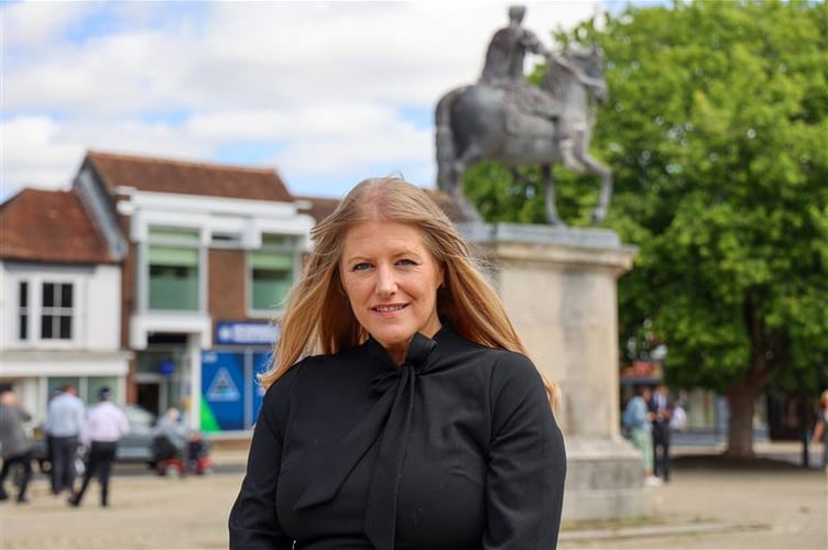 Hampshire Police and Crime Commissioner Donna Jones at the opening of Petersfield Police Station.