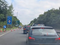 Lane closure causes off-peak queues on A31 Farnham bypass