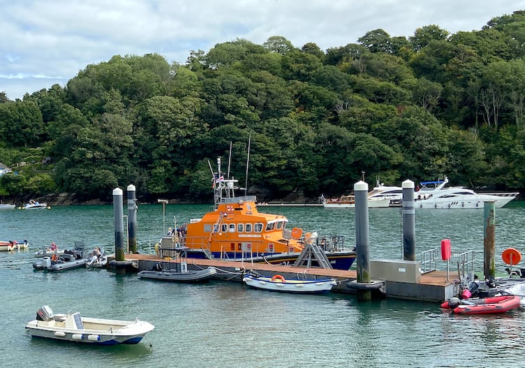 Fowey’s all-weather lifeboat has permanently left the port. (Picture: Andrew Townsend)