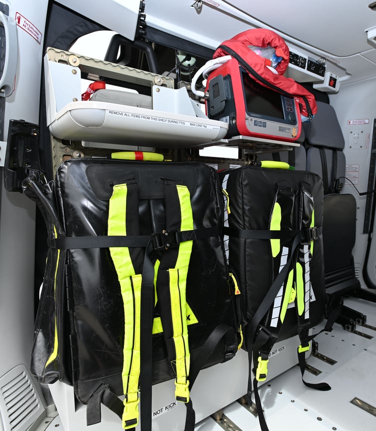 The new air ambulance is equipped with the latest ‘phase seven’ performance upgrades. (Picture: Adrian Jasper)