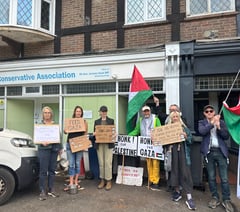 Protests demand end to Gaza hunger