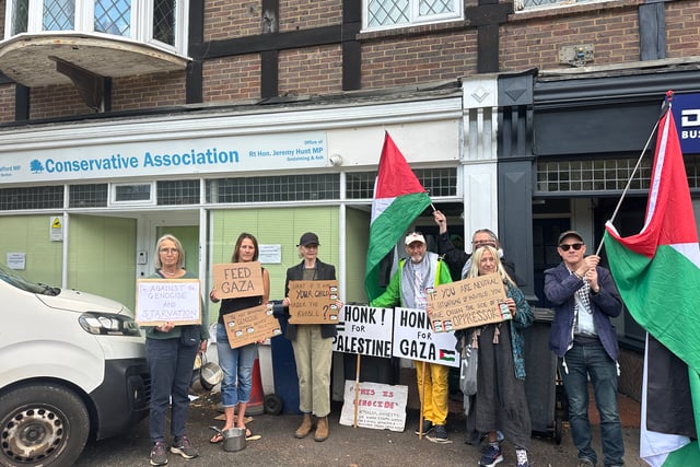 Protests demand end to Gaza hunger
