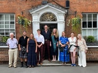 Bethune family return home to a house bearing their name