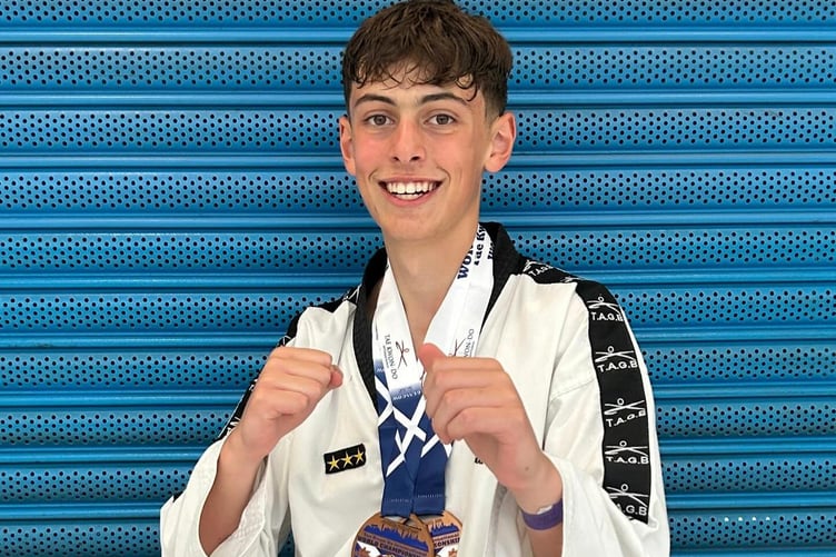 Ethan Lev-Morgan is all smiles
