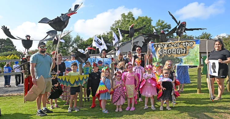 The St Teath Primary and Pre-School with Return of the Chough (Picture: Adrian Jasper)