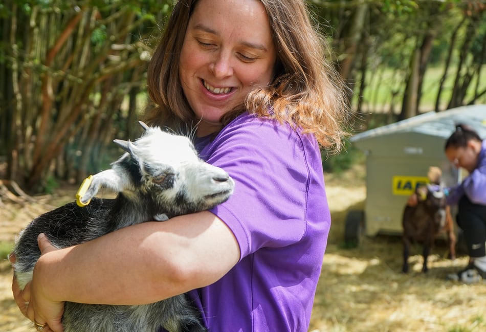 <p>Animals are being used to ease the anxiety of children and teenagers in Surrey (Photo: NHS Surrey Heartlands).</p>