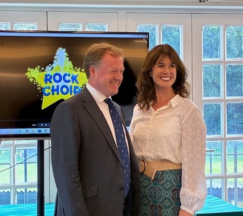 Business brekkie with Rock Choir founder