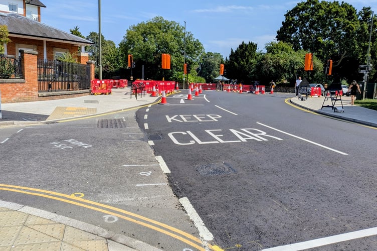 New Downing Street markings Farnham