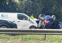 Accident on A31 Farnham bypass: Eastbound carriageway closed from Hickley's Corner