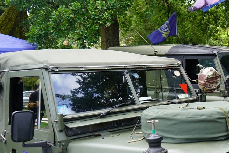 Army Vehicles at VJ Day Fete - Saturday, August 9 2025