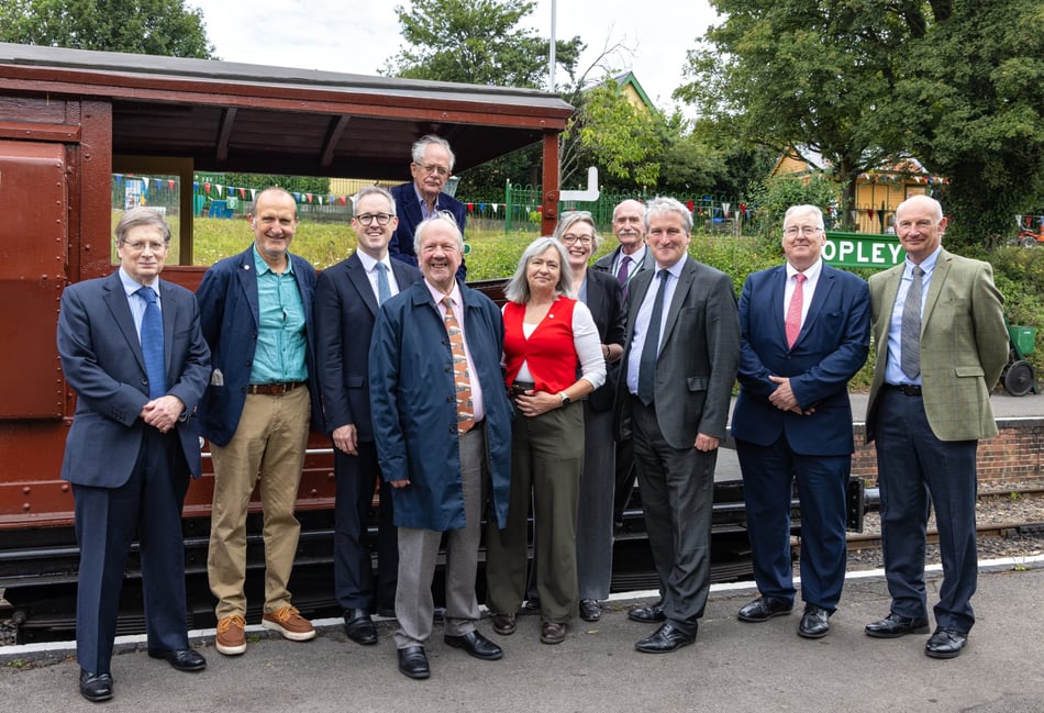 <p>Damian Hinds MP and the All-Party Parliamentary Group (APPG) on Heritage Rail were given the lowdown on the Watercress Line</p>
