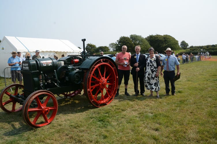 Vintage steam engines were also joining in the Ashwater Show fun (Picture: Rodney Parrish)