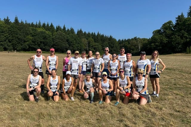 The HBAC team ready to take on the Hart 4 relay