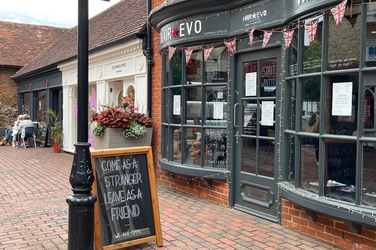 Hair Evo in Lion and Lamb Yard, Farnham has closed suddenly.