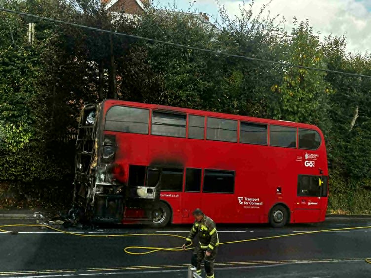 The damage appears to be contained to the rear of the vehicle