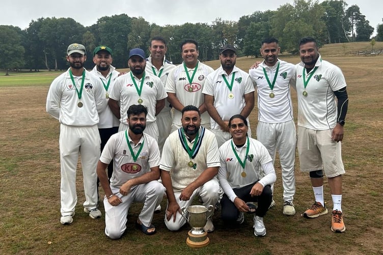 Puttenham are all smiles after winning the I'Anson Division One title
