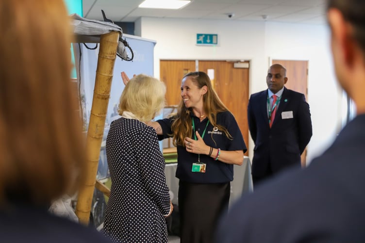 Queen Camilla visits ShelterBox to mark its 25th anniversary