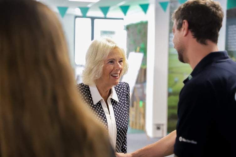 Queen Camilla visits ShelterBox to mark its 25th anniversary