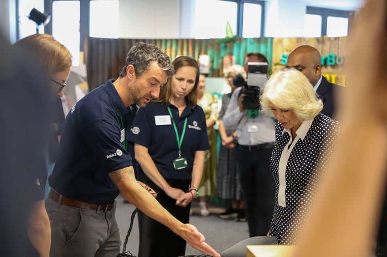 Queen Camilla visits ShelterBox to mark its 25th anniversary