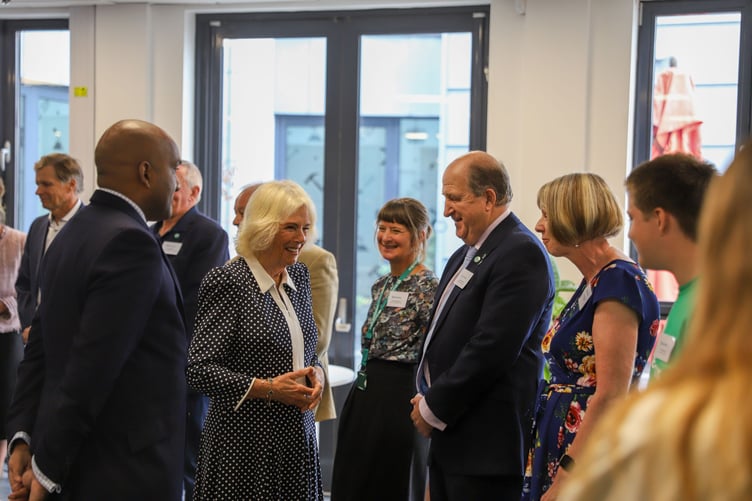 Queen Camilla visits ShelterBox to mark its 25th anniversary