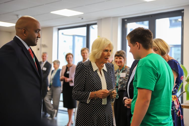 Queen Camilla visits ShelterBox to mark its 25th anniversary