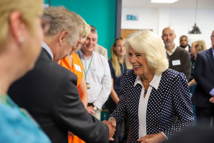 Queen Camilla visits ShelterBox to mark its 25th anniversary